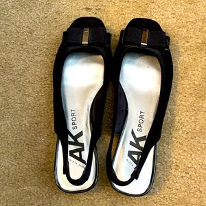 Anne Klein flat sling backs